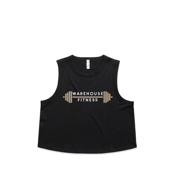 Warehouse Fitness  - WOMENS MARTINA CROP TANK  Thumbnail