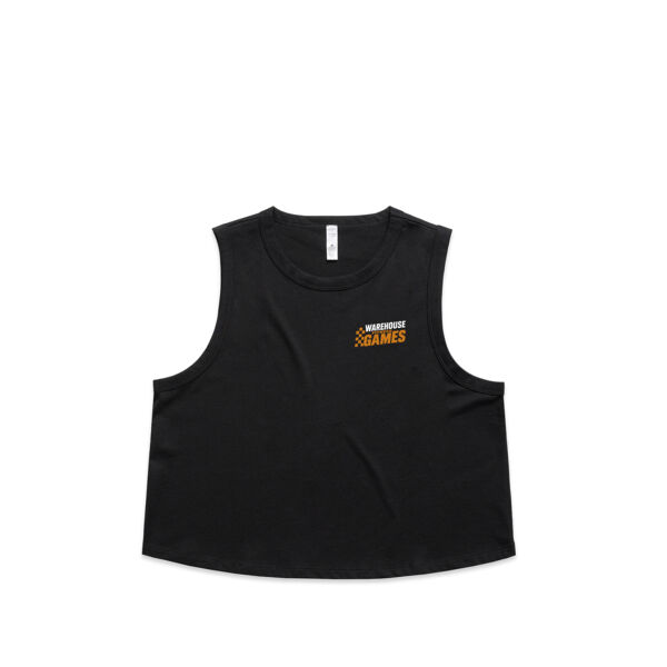 Warehouse Fitness  - WOMENS MARTINA CROP TANK  (AS COLOUR) Thumbnail